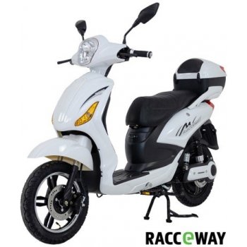 Racceway E-Moped 250W 12Ah bílá lesklá