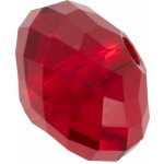 Zeck skleněné korálky Faceted Glass Beads Red 6mm 10ks – Zboží Mobilmania