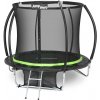 Trampolíny Jump Hero premium 244 cm + vnitřní ochraná síť + žebřík