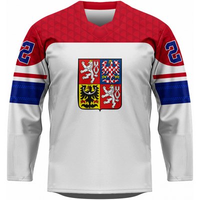3B FAN hokejový dres CZECH – pánský, bílý Barva: Bílá, Velikost: 3XL – Zboží Mobilmania