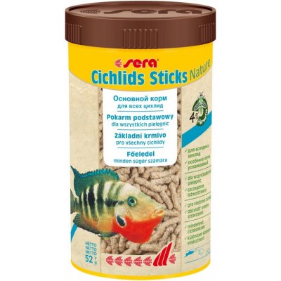 Sera Cichlid Sticks Nature 250 ml – Zbozi.Blesk.cz