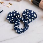 Scrunchie gumička do vlasů modrá 0005 – Hledejceny.cz