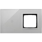 Simon DSTR210/71 Dotykové panely 2 moduly 1 dotykové pole otvor pro příslušenství Simon 54 bouřková/stříbro – Hledejceny.cz