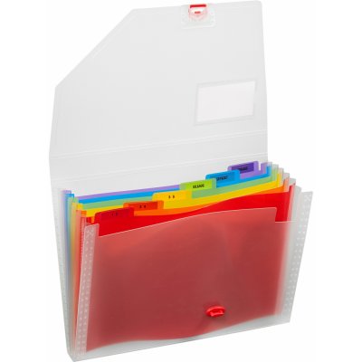 SNOPAKE Organizér na dokumenty Rainbow A4 6 přihrádek – Zboží Živě