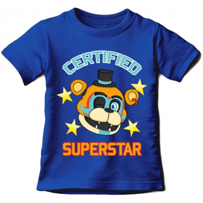 Tričko FNAF Certified Superstar FNAF – Zbozi.Blesk.cz