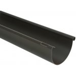 Marley Okapový žlab půlkruhový ø 105 mm 1 m PVC hnědý – Hledejceny.cz