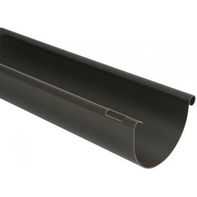 Marley Okapový žlab půlkruhový ø 105 mm 1 m PVC hnědý – Hledejceny.cz