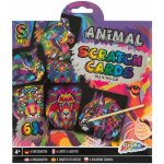 Škrabací obrázky 6 ks zvířata – Zbozi.Blesk.cz