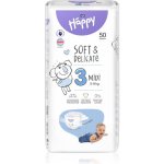 Bella Baby Happy Soft&Delicate 3 Midi 5–9 kg 50 ks – Zbozi.Blesk.cz