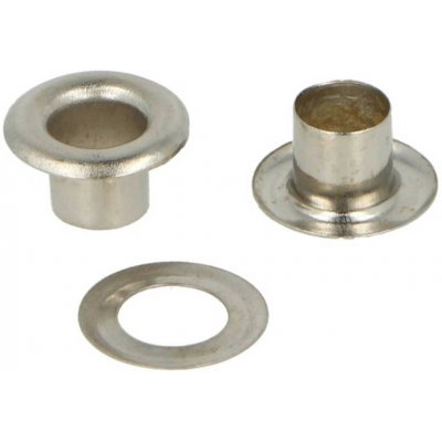 Kovové průchodky 6 mm Chrom - 10 ks – Zboží Dáma