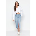 Trendyol dámská sukně 8683048937266 šedá – Zboží Dáma