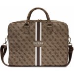 Guess PU 4G Printed Stripes 15-16", brown 57983114180 – Zboží Živě