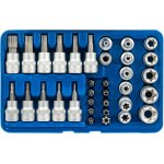 Sada ASTA TORX nástrčné a zástrčné hlavice a bity 3/8", různé rozměry, 34 ks – Zboží Dáma