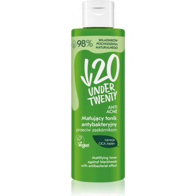 Under Twenty Anti! Acne čisticí a matující tonikum proti černým tečkám 200 ml – Hledejceny.cz