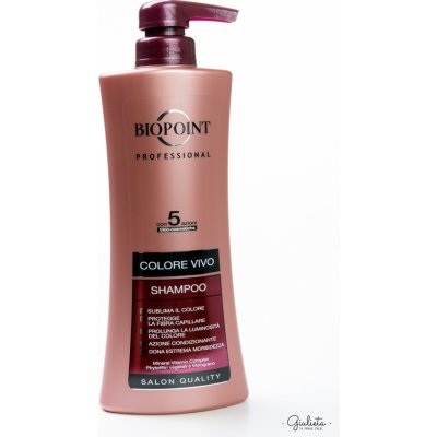 Biopoint Shampoo Colore Vivo šampon na barvené a melírované vlasy 400 ml – Zboží Mobilmania