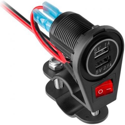USB nabíječka PEIYING PY-CHR0008 na motocykl – Zboží Živě