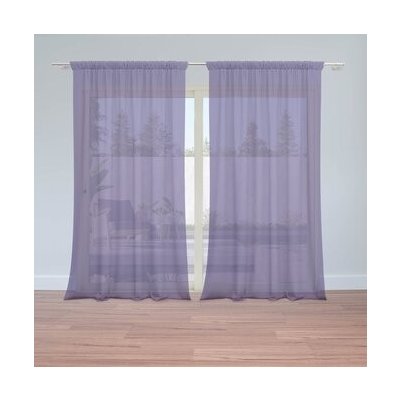 Sablio Záclony Purpurová: 2ks 150x250cm – Hledejceny.cz