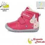 D.D.Step dívčí zimní barefoot boty Jednorožec 070-328A růžová – Zboží Mobilmania