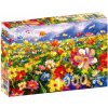 Puzzle Enjoy Barevná květinová louka 1000 dílků