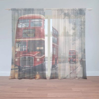 Záclony Londýn Double-decker 2: 2 ks - 150x250 cm - Sablio – Hledejceny.cz