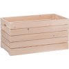 Úložný box ČistéDřevo Dřevěná bedýnka 60 x 22 x 30cm