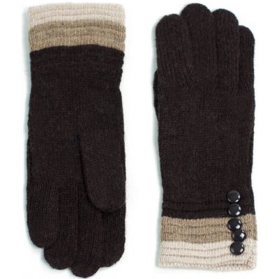 Art of Polo vlněné tříbarevné rukavičky v černé – Zboží Mobilmania