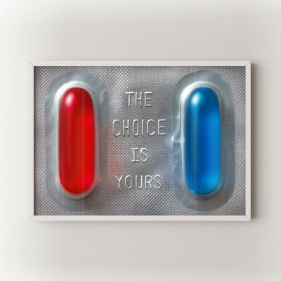The Choice is Yours Velikost: 50x70 cm, Rám: Bílý – Hledejceny.cz