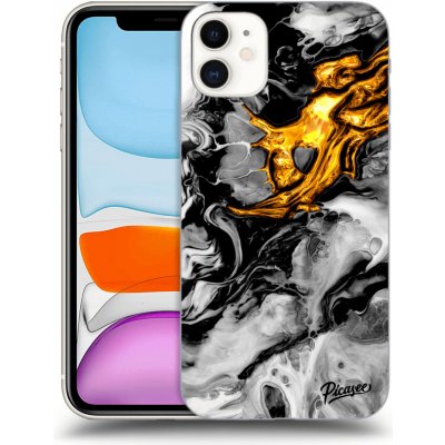 Pouzdro Picasee silikonové Apple iPhone 11 - Black Gold 2 čiré – Zboží Mobilmania