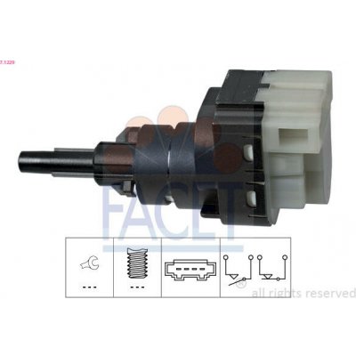 Spínač brzdového světla FACET 7.1229 | Zboží Auto