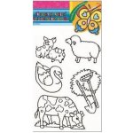 Předloha k barvám na sklo 1582 vyvýšená kontura – Hledejceny.cz