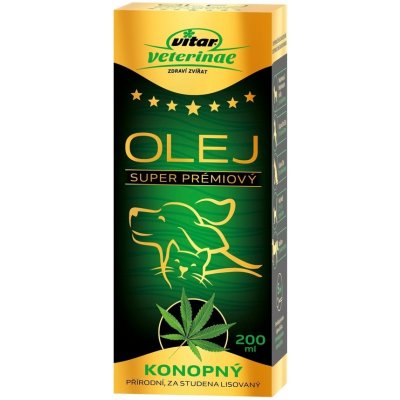 Vitar Veterinae Konopný olej 200 ml – Hledejceny.cz