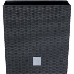Prosperplast RATO LOW Květináč 20x20x20,2 cm ratan antracit – Sleviste.cz