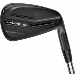 Cobra KING Forged Tec Black pánská železa, ocel pánské, pravé, KBS S-Taper Lite Chrome Steel, Regular, 4P (7 želez), ocel