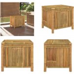 vidaXL box 60 x 52 x 55 cm bambus – Zboží Dáma