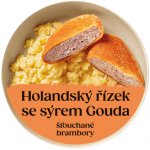 Cibule Bistro Holandský řízek se sýrem Gouda šťouchané brambory 360 g – Sleviste.cz