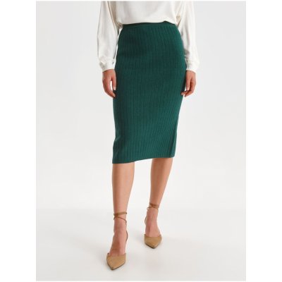 Top Secret pouzdrová svetrová sukně zelená