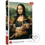 Trefl Mona Lisa s kočkou 500 dílků – Zboží Dáma