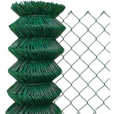 Čtyřhranné pletivo bez napínacího drátu - zelené Výška pletiva: 100cm – Sleviste.cz