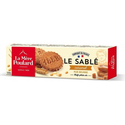 La Mère Poulard Sušenky máslové s karamelem Tradition Sablés Caramel La Mère Poulard 125 g