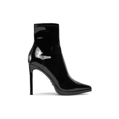 Steve Madden polokozačky Kaylani Bootie SM19000030 SM19000030-018 Black Patent – Zboží Mobilmania