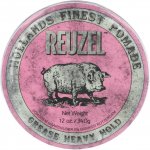 Reuzel Pink Grease Heavy Hold pomáda na vlasy 340 g – Sleviste.cz