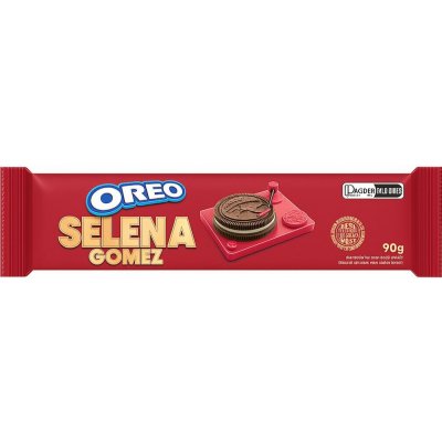 Oreo Selena Gomez kakaové sušenky s mléčnou náplní se skořicovou příchutí 90 g – Zboží Dáma Oreo Selena Gomez kakaové sušenky s mléčnou náplní se skořicovou příchutí 90 g – Zboží Dáma