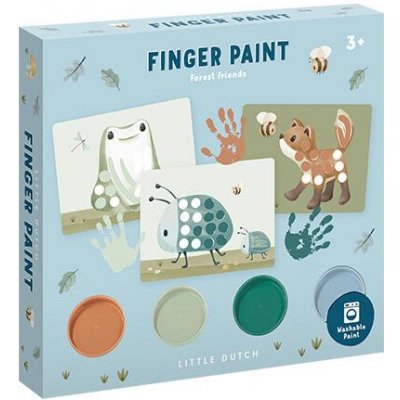 Grafix Forest Friends prstové barvy 4 různé barvy 10 obrázků – Zbozi.Blesk.cz