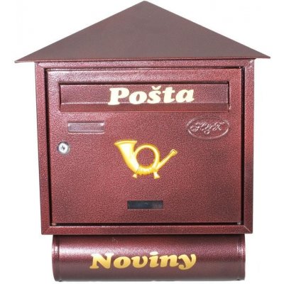 Poštovní schránka Darek bordó