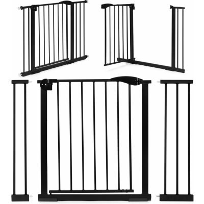 Ecotoys zábrana na schody a dveře 74-105 cm černá SG-012-BC – Sleviste.cz