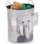 Nukido Koš slon šedý JANSHOP_740228 – Zboží Mobilmania