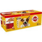 Pedigree Adult šťáva hovězí kuře krůta jehně 40 x 100 g – Zboží Mobilmania