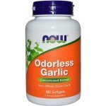 Now Foods Odorless Garlic česnekový extrakt bez zápachu 100 softgelových kapslí – Hledejceny.cz