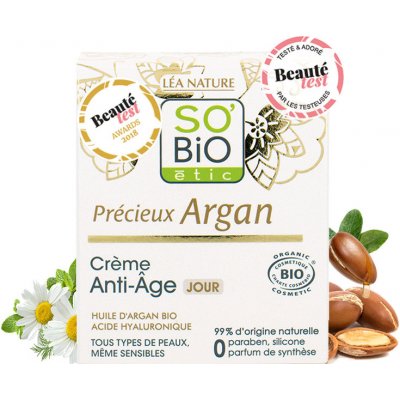 So´Bio étic Anti-age Precieux Argan krém denní 50 ml – Hledejceny.cz