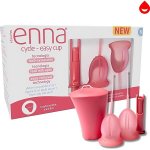 Enna Menstruační kalíšek Cycle Easy 2 ks s aplikátorem – Zboží Dáma